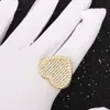 Bague Hip Hop avec insert Baguette Moisssanite VVS clarté argent 925 bague coeur pour rappeur