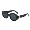 Fashion Designer CEL 40238 Brand Men's and Women's Small Squeezed Frame Oval Glasses Premium UV 400 Polarized Sunglasses
