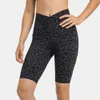 Lu Align Femme avec short de motard tenue extérieure poches en élasthanne taille croisée short de sport de fitness 10 shorts d'entraînement de gym doux Lemon Lady Gry Sports Girls