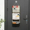 Boîtes de rangement 2pcs Sacs de suspension mural plusieurs poches poches de la salle de bain Pouche de la porte de grande capacité
