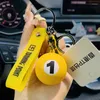 Porte-clés pour hommes Mini Lucky Digital Club Mode Billard Voiture Porte-clés Bar Décoration Jeu Souvenir