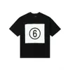 Maison Margela T Shirt Designer Fashion Clothing Luxury TeesTシャツ新しいMM6マジラメゾンスタイルパッチ番号6