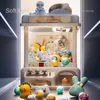 Doll Machine Kids Coin Operated Play Game Mini Claw Catch Toy Crane Machines Music Children Xmas Gifts Toys y240319