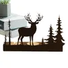Ljushållare rena Tealight Holder Diy Metal Desktop Trays Multifunktionell advent utan stift för hemdekor