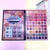 Shadow 70 Colors Beauty Beauty Matte Paleta de sombras de ojos con espejo Glush Blush Pigment Paleta de maquillaje profesional para ojos de la cara