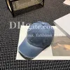 Washed Denim Hat Baseball Caps Luxury Diamond Logo Hat Broken Hat Outdoor Leisure Duck Tongue Hat Summer Vacation Sun Hat