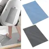 Tapis de baignoire avec trous de drainage, tapis de douche antidérapant, salle de bain à séchage rapide pour plus de sécurité