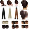 Manadeiro de cabelo feminino Easy Magic Donut Styling Band Twist updo titular Diy Tool