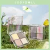 Shadow New Update!Judydoll Lidschattenpalette 4 Farben Lidschatten Matte Schimmer Diamant tragbares langlebiges wasserdichtes Augen Make -up