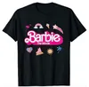 Latina Barbieshirt Women's T-shirt Designer Fashion Shirt Women's Barbie Love Print New Black Retro Round Neck T-shirt