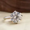 GRA Certified 15CT Ring VVS1 Lab Diamond Solitaire for Women Engagement Promise Wedding Band Jewelry 240402