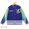 Baseball-Uniform-Jacke für Herren und Damen, Designer-Uni-Jacke, Mäntel, einreihig, warm, Sportbekleidung, grün, schwarz, blau, Farbe, hochwertige Luxusjacke T 944