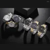 Zegarek Spot Wodoodporny kwarc Diamentowy wybieraj stalowy pasek Business High-end męski zegarek moda marka rekreacyjna