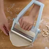 Bakningsverktyg Fällbar rullande stift Stianless Steel Dough Roller Docker Pastry Pizza Kitchen Gadget Drop