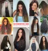 حزم الشعر المجعد الغريبة الاصطناعية S Blonde نغمة لون نسج 300 جرام للنساء 240327