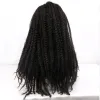 Perruques Marley Braid Hair Wig 18 pouces synthétiques dreadlock marley tressided perruques afro afro moelleux coiffure naturelle naturelle pour femmes