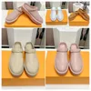 Sandali con plateau da donna Designer in pelle piatti casual Ciabatte per scarpe da uomo sandalo in pelliccia da donna per bambini Scivolo in gomma Pantofola estiva Pantofola con dita dei piedi 2024 TAGLIA 35-41