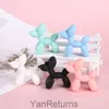 PVC new bubble dog accessories key chain balloon dog key ring pendant DIY mobile phone shell material shoes accessories