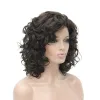 Perruques StrongBeauty Wig's Wig Black / Dark Brown Medium Coiffes Natural Natural Synthetic Full Wigs