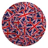 Couvertures Drapeau britannique Doux Chaud Couverture ronde Drapeaux Imprimer Voyage Jeter Hiver Graphique Personnalisé DIY Flanelle Couvre-lit Canapé-lit Couverture