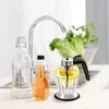 Storage Bottles Drip Dispenser Kettle Stainless Steel Glass Honey Jar Small Oil Bottle Kitchen Seasoning Jug