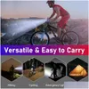 Bike Lights Awapow Bicycle Light Waterproof Usb Charging Horn 140Db 6 Volume Loud Alarm Security Bell 8 Modes Cycling Drop Delivery Sp Dhwx1