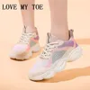 Casual Schoenen 2024 Grote Maten Mesh Ademend Paar Chaussure Femme Sport Flats Platform Dames Trainers Voor Vrouwen Zapatos Mujer