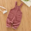 DIIMUU Baby Jungen Mädchen Overalls Freizeithosen 1–4 Jahre Kleinkinder Latzhose Frühling Herbst Kleidung Junge Baumwolle Lange Hosen 240318