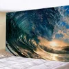 Nature Landscape Tapestry Hippie Wall Hanging Vintage River Sea Eesthetic Room Decor Bakgrund Tyg för att leva 240328