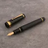 Metal x550 caneta fonte caligrafia preto 35mm nib dourado negócios escritório material escolar canetas de tinta 240319