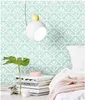 Blue and White Peel Stick Wallpaper Damasks Trellis Fan SelfAdhesive Prepasted Wall Mural Furniture Stickers 240329