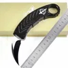 Karambit-cuchillo plegable automático, hoja K110 de 2,55 ", mangos de aluminio de aviación, Navajas de bolsillo, herramientas EDC de autodefensa, 2 modelos