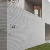 정원 장식 대형 현대 부동장 문 번호 12mm 브러시드 스테인리스 스틸 3 개의 긴 나사 짧은 슬리브 확장