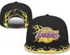 Los Angeles''Lakers''ball Caps 2023-24 Mode Katoen Champions Baseball Snapback Mannen Vrouwen Zonnehoed Borduren Lente Zomer Cap Groothandel strapback Pet a1