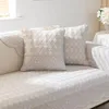 Stol täcker förtjockar Jacquard soffa kudde dyna för vardagsrum icke-halk dammtät handduk soffa