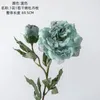 Decorative Flowers 1 Flower Bud Dried Peony Branches Simulated Home Decoration Goldfinch Artificial YC182