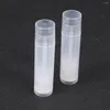 Aufbewahrungsflaschen 50 Stück Lip Tube Gloss Lippenstift Leere Behälter Füllrohre mit Kappen Miss