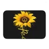 Carpets Peace Sunflower Doormat Non-Slip Bathroom Kitchen Mat Garden Garage Door Floor Entrance Carpet Rug