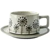 Tazze Piattini High Tea Vintage Caffè Drink Travel Fancy Espresso Riutilizzabili Ceramica Set completi