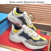 Distressed Ivory Designer Dress Shoes guccir Rhyton Pink Black Red Blue Beige Ebony GG Vintage Trainers Platform Cloud Bottoms【code ：L】Sneakers