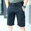 Men's Shorts Mens Shorts Mens military cargo shorts summer breathable LTI pocket tactical pants outdoor climbing wear-resistant camouflage shortsC240402