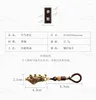 Keychains Vintage Brass Zodiac Animal Bull Lanyard Keychain Pendants Handmade Woven Rope Car Key Chains Hangings Jewelry Fashion Keyrings