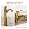 Bathroom Sink Faucets Home El Vintage Basin Faucet Replacement Cold Copper Water Tap Kitchen Accessories Tall