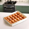 Storage Bottles 24 Grid Egg Holder Versatile Reusable Eggs Tray Bins Rack Box For Cabinet Refrigerator Kitchen Fridge Shelf