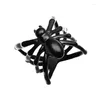 Cluster Rings Vintage Creative Black Spider Animal Ring Funny Festival Party Silver Color Punk Finger Halloween Jewelry