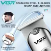 Trimmer VGR Hair Trimmer Professional Hair Clipper Rechargeable Hair Cutting Machine TBlade Cordless Portable Trimmer for Men V071