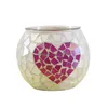 Titulares de vela Cristal Mosaico Home Mesa Decoração Decorações de Casamento Velas Lanterna Valentine Presente Drop Delivery Garden Deco Dhwqw