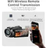 ORDRO 5K videocamera-camcorder met WiFi, IR-nachtzicht en externe microfoonstabilisator - perfecte vlogcamera voor YouTube met 18x digitale zoom en 32GB-kaart meegeleverd