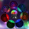 Haut-parleurs Dj Haut-parleurs Boule Disco Sans Fil Bluetooth Musique Rotation Lumière De Scène RVB Stroboscope Laser Projecteur Rechargeable Lumière De Fête