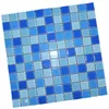 Mozaik cam kristal tv arka plan duvar duvar çıkartmaları yüzme havuzu havuzu havuzu mavi mozaik banyo balkon